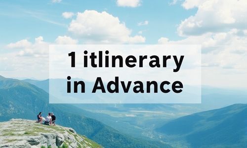 1. 提前规划行程