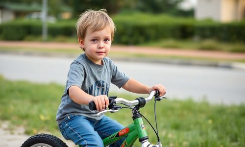 6岁小男孩骑的车