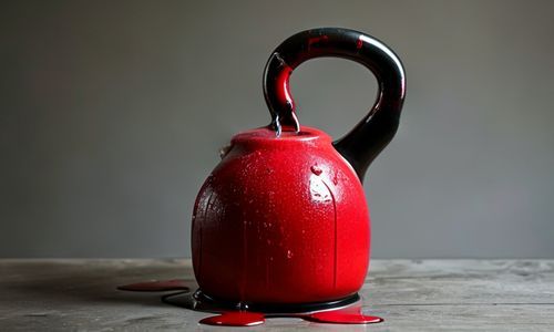 一个水壶滴水的标志