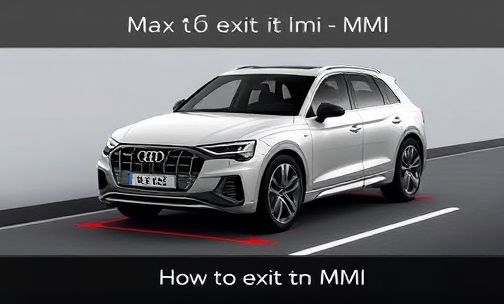 奥迪q5如何退出mmi