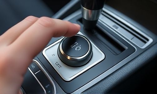 新轩逸换挡杆上的按钮