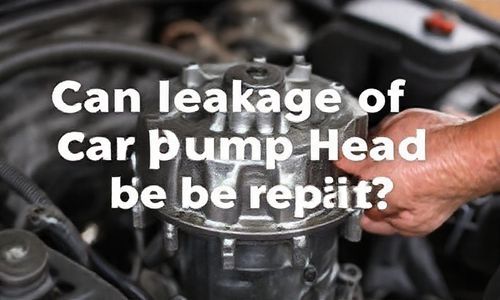 汽车水泵头漏水能维修吗