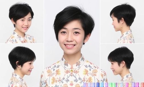 车晓短发教程