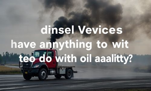 柴油车冒黑烟与油品质量有关系吗？