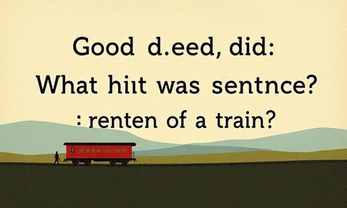 好事做了一火车的前一句是什么