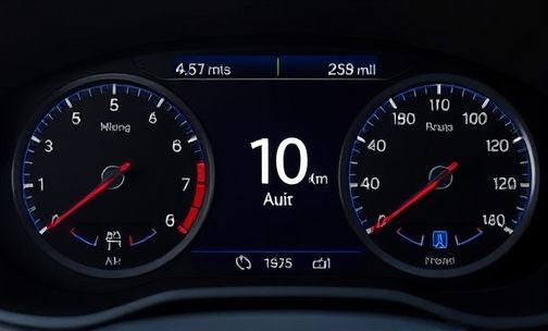 车胎气不足时仪表盘会如何显示