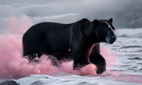 黑色极氪001拉花粉色怎么样