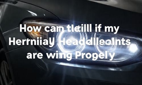 如何判断疝气大灯是否正常工作？