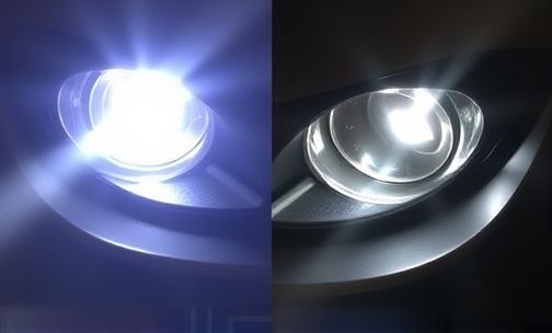 改装 LED 大灯后如何调整灯光角度?