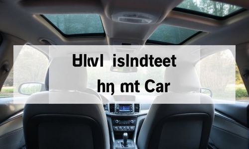 如何给汽车内部消毒?