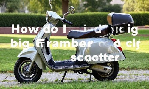 踏板车大架号的查找方法？