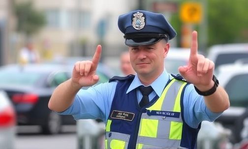新手上路怎样熟悉交警手势？