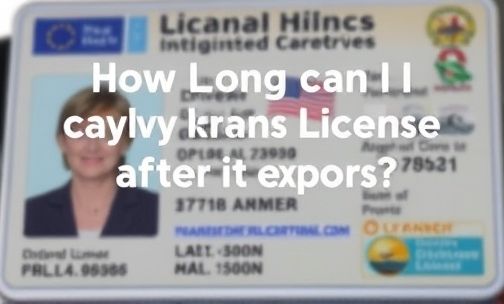 驾驶证过期后可以延迟多久?