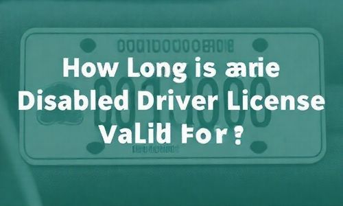 残疾人驾照的有效期是多久?
