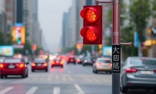 在上海闯红灯会扣几分并罚款多少?