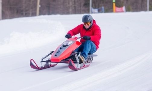 雪橇比赛怎样刹车
