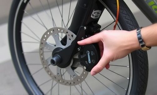 自行车前刹怎么调偏边