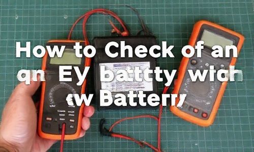 怎样用万用表检查电动车电瓶的好坏