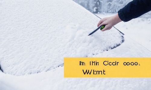 冬天车上积雪怎么清理