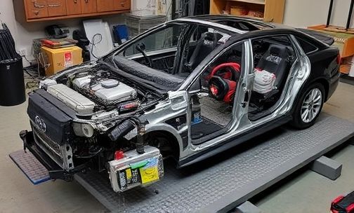 17款奥迪a4l主机怎么拆装