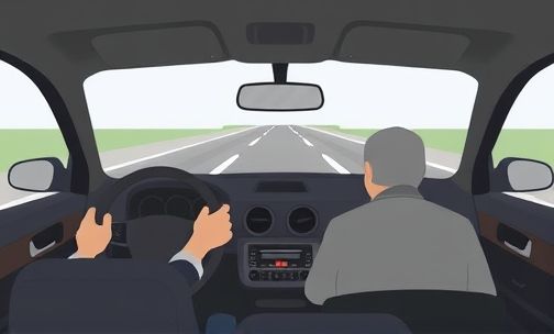 科目三教程中如何正确进行直线行驶操作