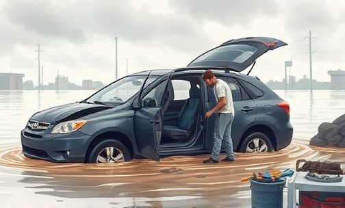 车被淹了该如何修复？