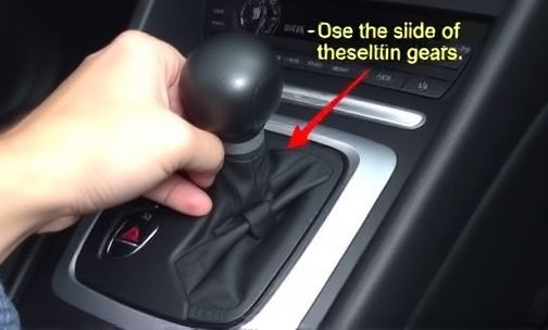 奥迪a6l2011款手动车型怎么挂倒档