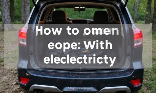 威朗后备箱没电怎么打开