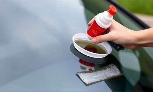 汽车玻璃有树脂油怎么去掉