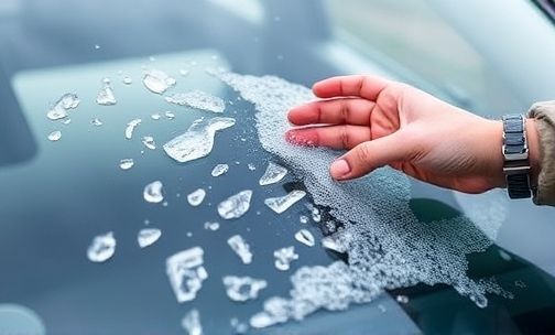 汽车玻璃水冻住了怎么解决