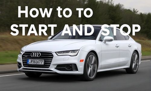 奥迪c7启停怎么开启