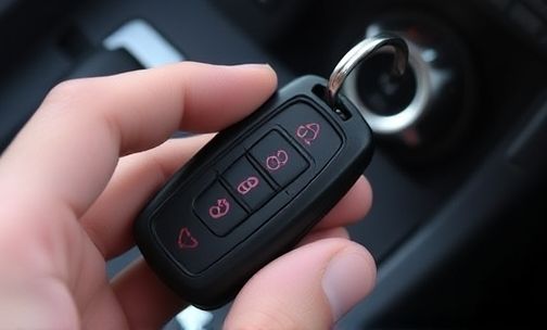 奥迪q7机械钥匙的使用方法