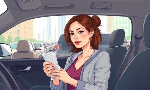 女士高速堵车应急尿袋怎么使用