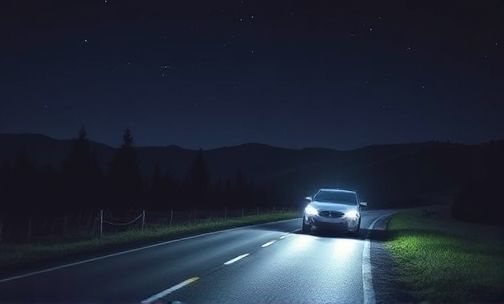 夜间驾驶时如何正确使用远光灯？