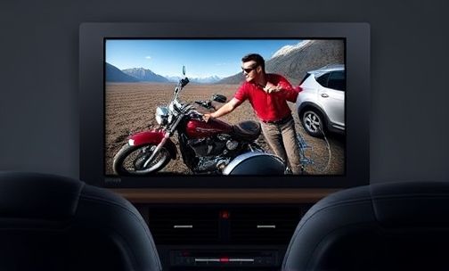 怎么在奥迪a4里看电视