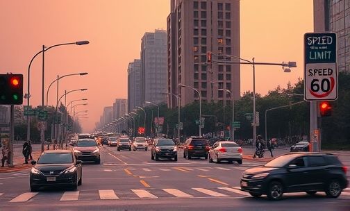 交叉路口速度限制