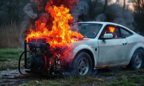 汽车发电机特别烫手正常么