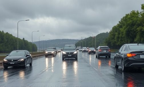 下雨天在高速公路上开车有速度限制吗?