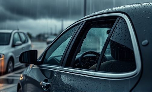 下大雨车窗忘记关了车内积水怎么办?