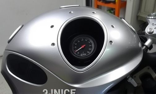 摩托车油箱凹进去快速修复