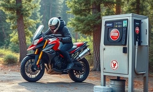 摩托车加油松油顿挫