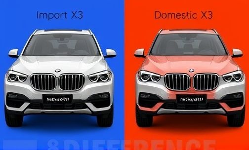 进口x3和国产x3的区别图片,进口x3和国产x3的区别在哪
