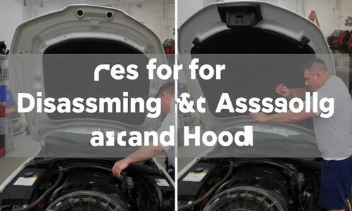 发动机舱盖的拆装装流程