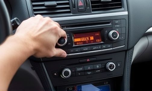 汽车中控面板拆卸方法