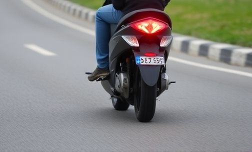 踏板摩托车刹车技巧