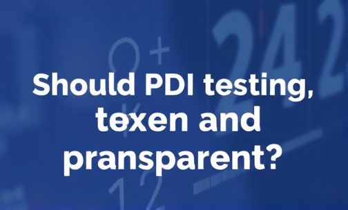 PDI检测需公开透明吗?
