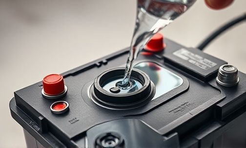汽车蓄电池应该加蒸馏水还是电解液?