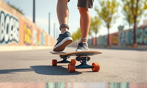 滑板刹车教学
