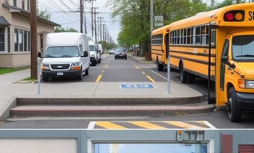 学车 大货车路边停车步骤