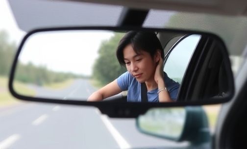 考科目二怎么正确调整后视镜